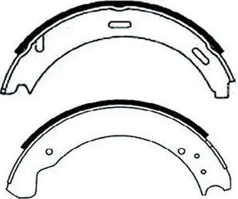 Brake Shoe Set, parking brake (BS31515)