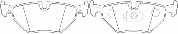 Brake Pad Set, disc brake (BP32028W)