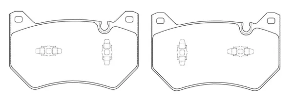 Brake Pad Set, disc brake (BP33041)