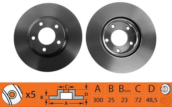 Brake Disc (BR25106T)