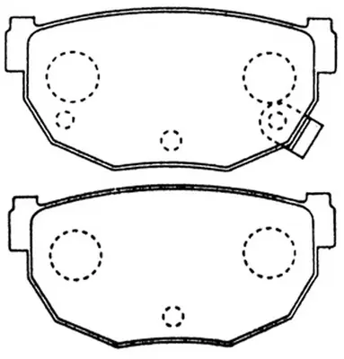 Brake Pad Set, disc brake (BP22377)