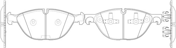 Brake Pad Set, disc brake (BP32493)