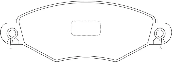 Brake Pad Set, disc brake (BP42178)