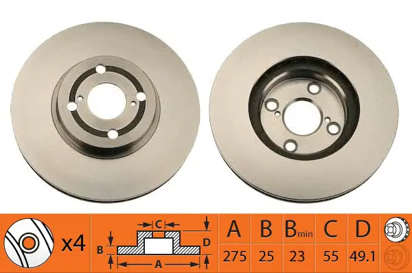 Brake Disc (BR21185T)