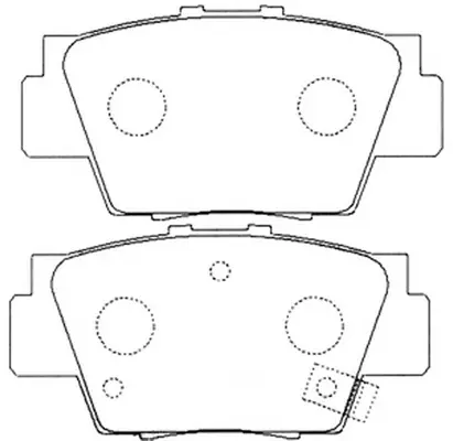 Brake Pad Set, disc brake (BP28307)