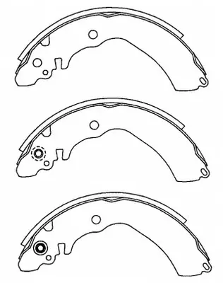 Brake Shoe Set (BS21367)