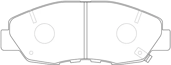 Brake Pad Set, disc brake (BP28484)