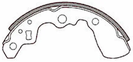 Brake Shoe Set (BS29933)
