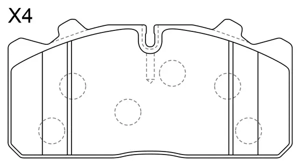 Brake Pad Set, disc brake (BP41101)