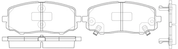 Brake Pad Set, disc brake (BP11448)