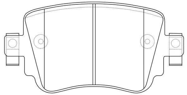 Brake Pad Set, disc brake (BP33624)