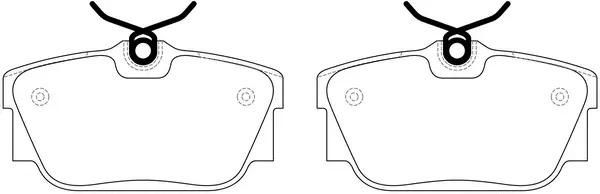 Brake Pad Set, disc brake (BP33035)