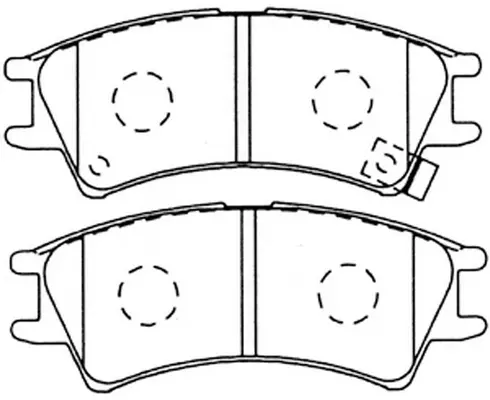 Brake Pad Set, disc brake (BP11109)