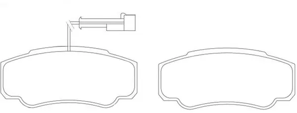 Brake Pad Set, disc brake (BP42331W)