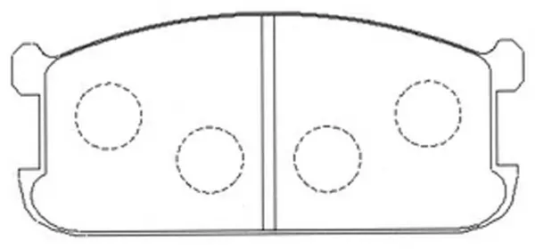 Brake Pad Set, disc brake (BP23066)