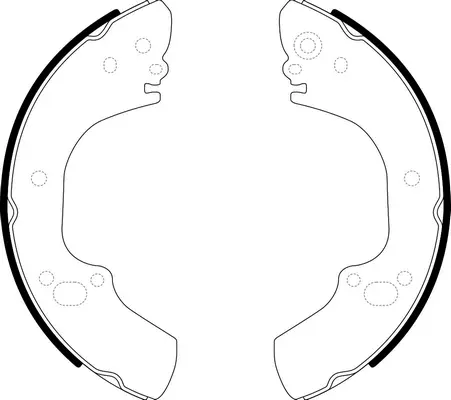 Brake Shoe Set (BS24462)