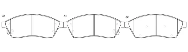 Brake Pad Set, disc brake (BP51006)