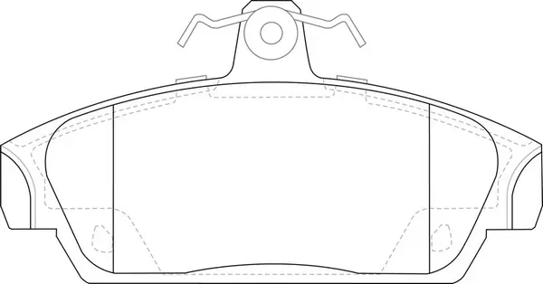 Brake Pad Set, disc brake (BP40263)