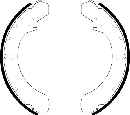 Brake Shoe Set (BS26017)