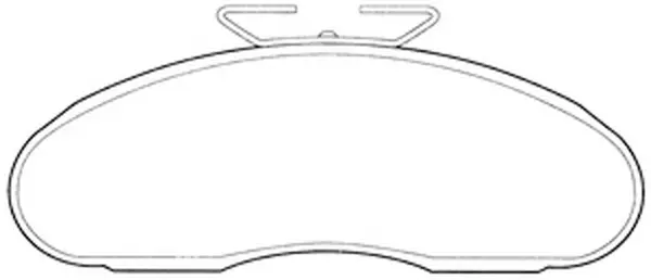 Brake Pad Set, disc brake (BP22805)