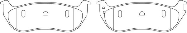 Brake Pad Set, disc brake (BP53607)