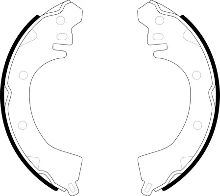 Brake Shoe Set (BS23669)