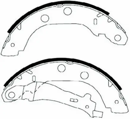Brake Shoe Set (BS43596)