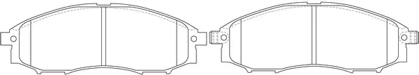 Brake Pad Set, disc brake (BP20372)