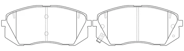 Brake Pad Set, disc brake (BP13008)