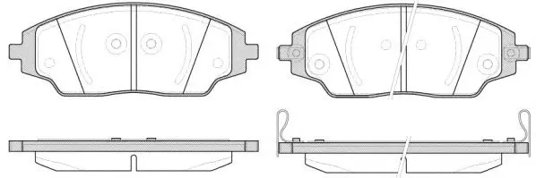 Brake Pad Set, disc brake (BP52008)