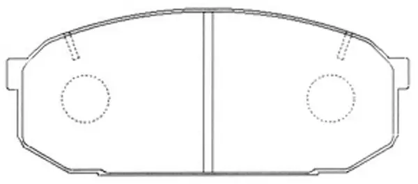 Brake Pad Set, disc brake (BP25300)