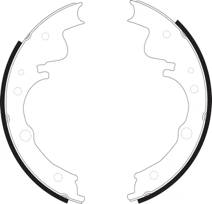 Brake Shoe Set (BS41607)