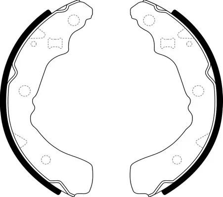 Brake Shoe Set (BS26020)