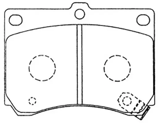 Brake Pad Set, disc brake (BP25230)