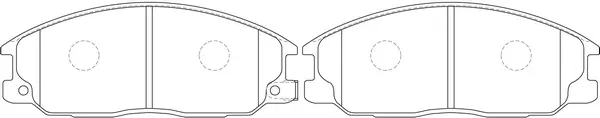 Brake Pad Set, disc brake (BP11115)