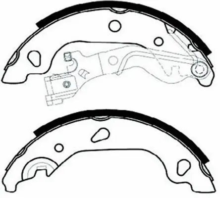 Brake Shoe Set (BS41562)