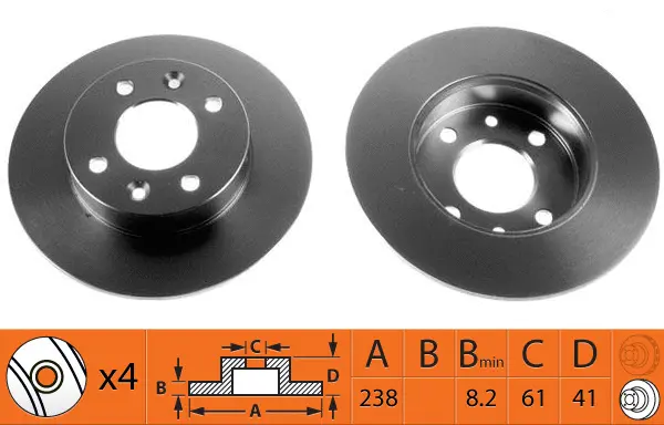 Brake Disc (BR43101)