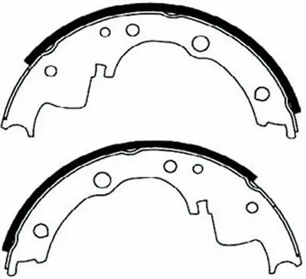 Brake Shoe Set (BS41604)