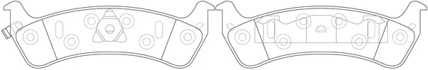 Brake Pad Set, disc brake (BP52111)