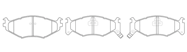 Brake Pad Set, disc brake (BP53014)