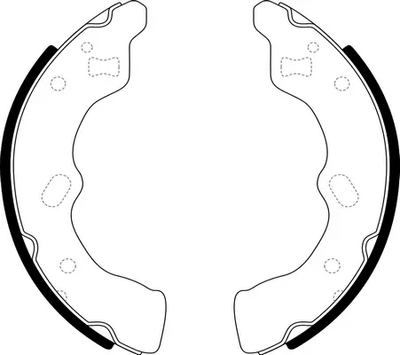 Brake Shoe Set (BS25387)