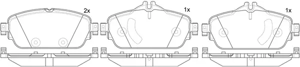 Brake Pad Set, disc brake (BP31021)