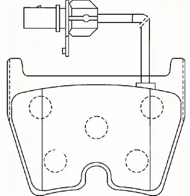 Brake Pad Set, disc brake (BP33432W)