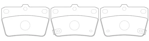 Brake Pad Set, disc brake (BP21424)