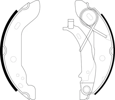 Brake Shoe Set (BS31555)