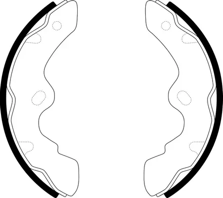 Brake Shoe Set (BS24428)