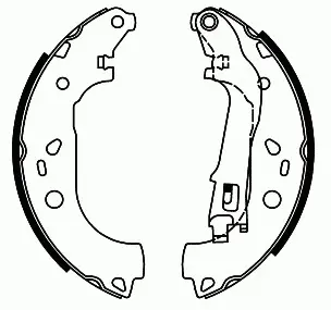 Brake Shoe Set (BS41002)