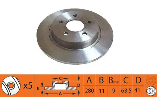 Brake Disc (BR51114)