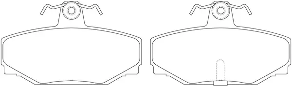 Brake Pad Set, disc brake (BP46258)