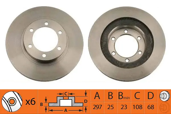 Brake Disc (BR21172T)